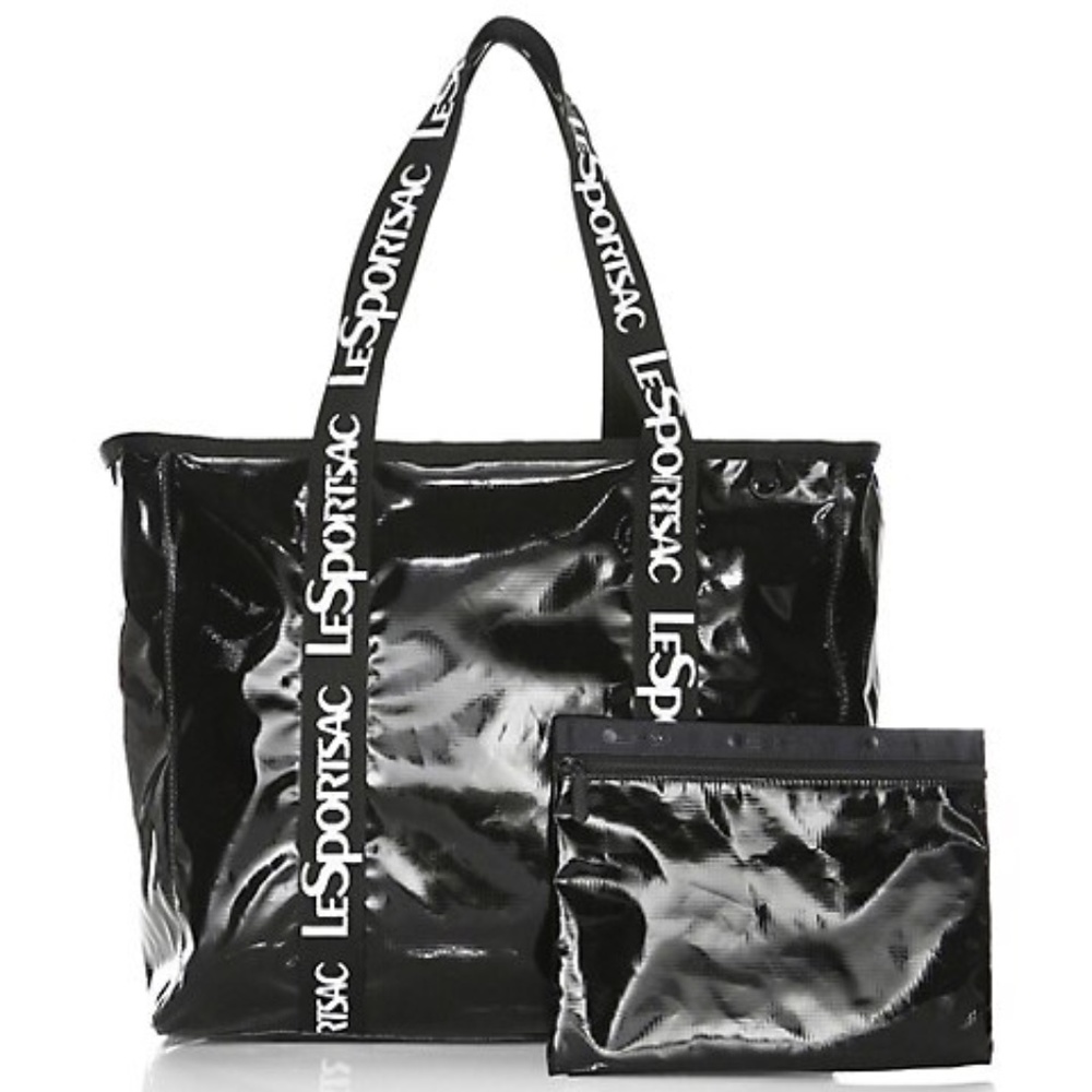 LeSportsac Candace Patent Nylon Tote
